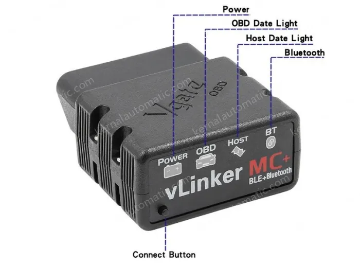 OBD2 VLINKER MC+ V2.2 VERSION BLE 4.0 Bluetooth Car Diagnostic