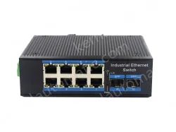 Unmanaged 8 Gigabit Electrical + 4 Gigabit SFP Industrial Ethernet POE Switch