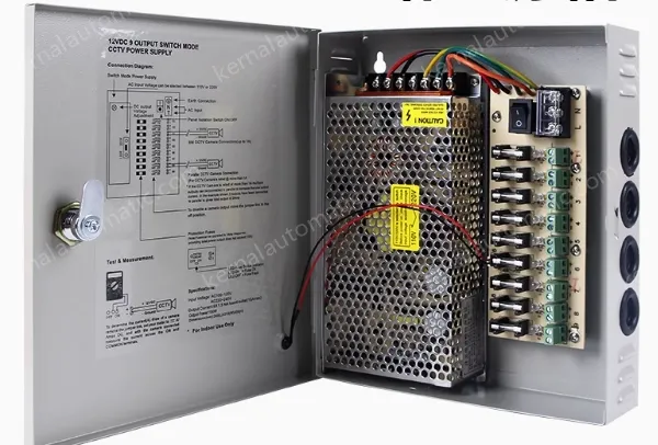 CCTV DC Power Supply Box RN-60-12-4