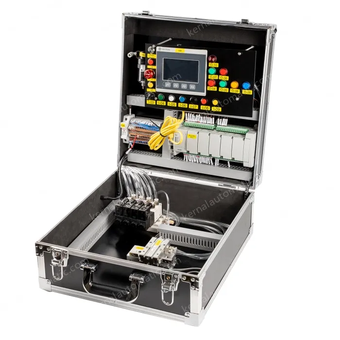 AB Micro850 Pneumatic Component Sequence Control Training Box(Without HMI)