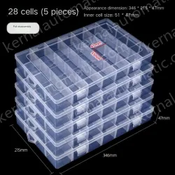 5 pieces of thickener 28 grids