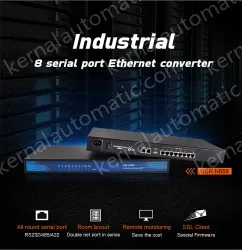 Eight serial servers