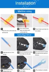 T5 orange 1.5-2.5 square hard wire-T-type no-break wire terminal