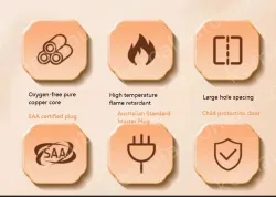 Australia Master Switch 2Plug+2USB Wireless Model