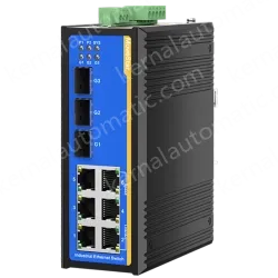 [3 Gigabit + 6 Gigabit Battery] ring network management industrial switch