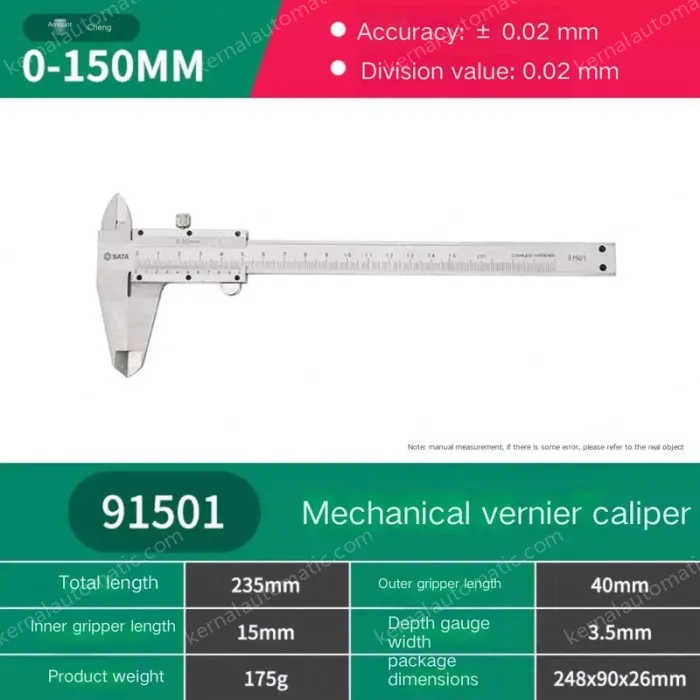 Mechanical caliper 0-150mm 91501
