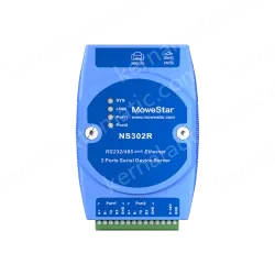 DIN Rail Serial Server 2 ports