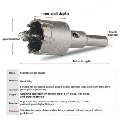 Stainless steel special hole opener 38mm