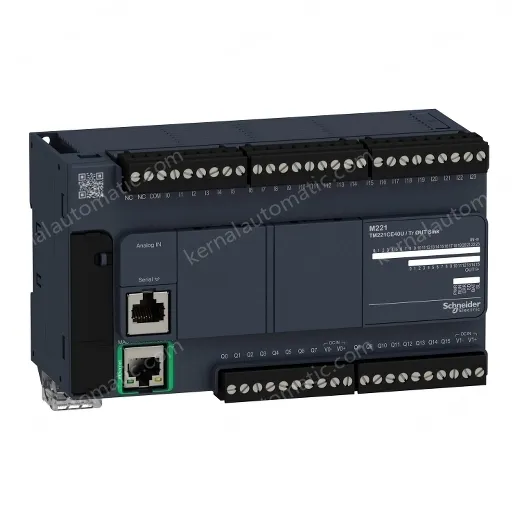 TM221CE40U Logic controller, Modicon M221, 40io tr.npn ethernet