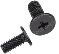 Carbon steel thin head screws M2*3.5*5