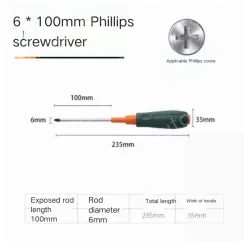Phillips screwdriver 6*100