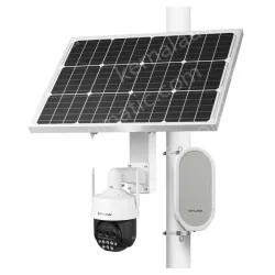 Solar low power consumption 4G trinocular zoom ball machine