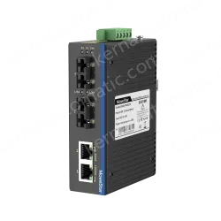 2 Ports 100M F(x) + 2 Ports 10/100M T(x) Din-Rail Unmanaged Industrial Ethernet Switch