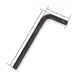 Black 4.0mm (short) - 10 pcs