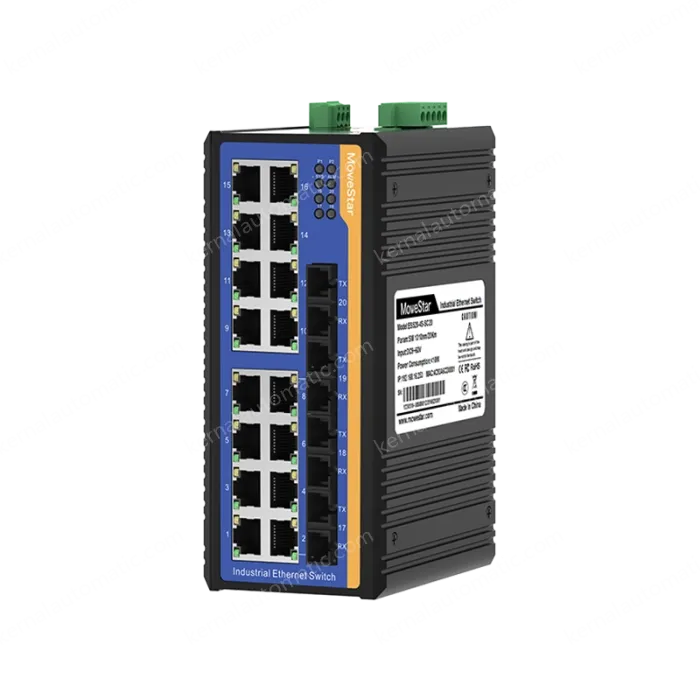 [100 Gigabit 4 Optical 16 Electrical] Ring Network Management Industrial Switch