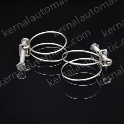 Double steel wire hose clamp 201 material 40-45*2 [wire diameter]