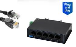 5-port 100M Ethernet switch