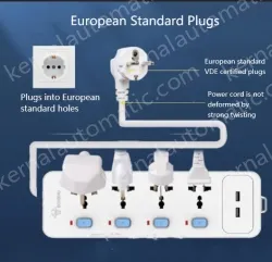 European Standard Universal model Split control 6 position
