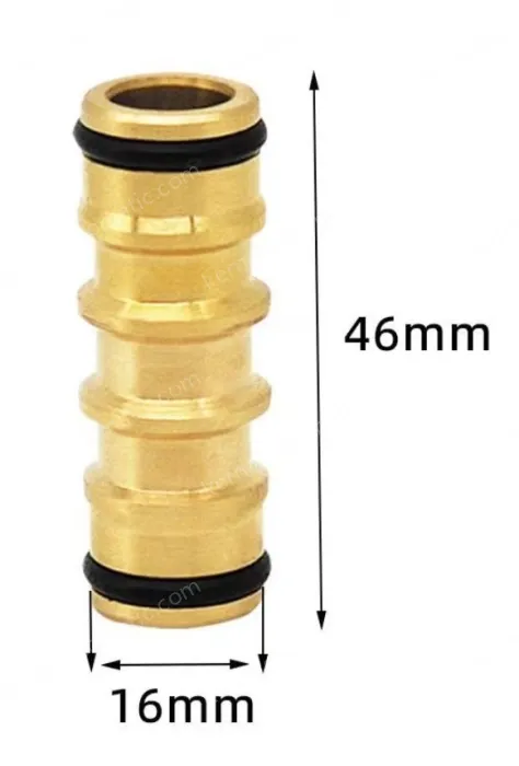 Copper tee nipple connector,Quick-connect splicing extension water pipe fittings