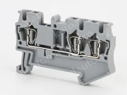 ST2.5-TWIN Spring Terminal Block One in and two out rail terminal block Terminal block