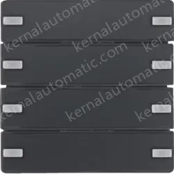 Push-button 4gang, + RGB LED, internal temp. sensor, KNX - Q.1/Q.3, ant.