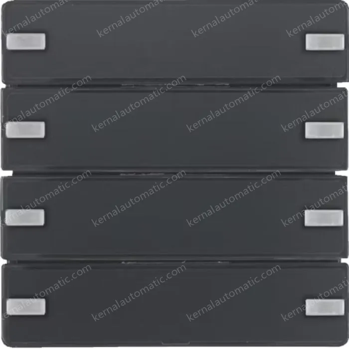 Push-button 4gang, + RGB LED, internal temp. sensor, KNX - Q.1/Q.3, ant.