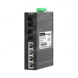 2 Ports 100M F(x) + 4 Ports 10/100M T(x) Din-Rail Unmanaged Industrial Ethernet Switch