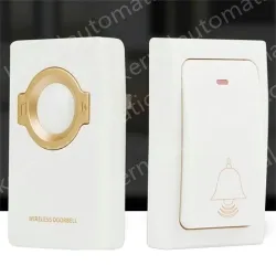 Wireless remote control doorbell with spontaneous electric flash, waterproof, elderly, disabled, caller, doorbell