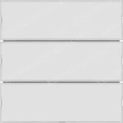 Push-button 3g, lab. field,RGB LED, int. temp.sensor, KNX-S.1/B.3/B.7,f.wh.p.wh