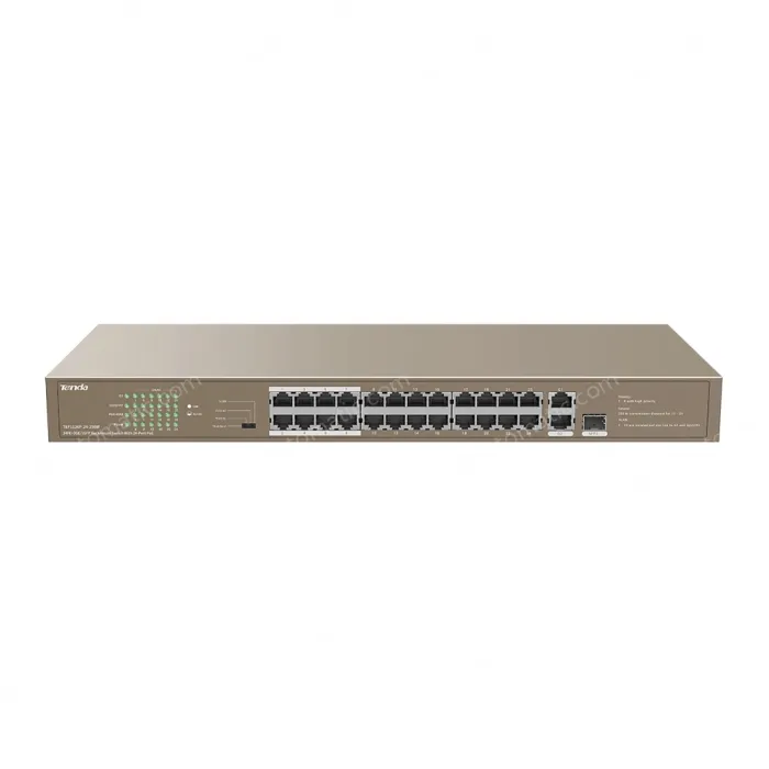 24FE+2GE/1SFP Rackmount Switch With 24-Port PoE