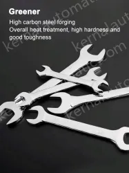 Industrial grade 17x19 Double-ended wrench