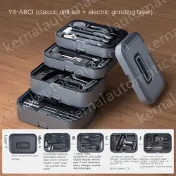 Y4-ABCJ Classic Drill Set + Grinding Layer