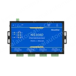 8 Ports RS232 Serial to 100M Ethernet Server
