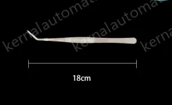 Stainless steel tweezers Curved tip (thick) 18cm