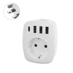DE FR to UK plug adapter KRSAP-WLH010327