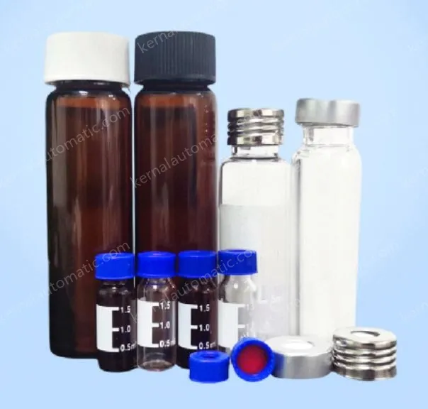Chromatography injection vial headspace cap 40 ml