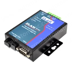Level-type fiber-to-serial port