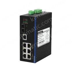 1 Port 100M F(x) + 7 Ports 10/100M T(x) Din-Rail Unmanaged Industrial Ethernet Switch