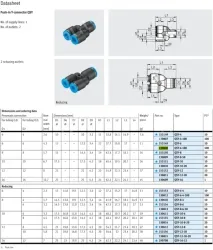 Push-in fitting QSY-6-100(FESTO)