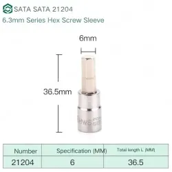 Xiaofei 6mm with a total length of 36.5mm-21204