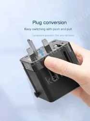 20W fast charging L10U20 Multi-Country Travel Transfer-Gray Free 60W data cable when you place an order
