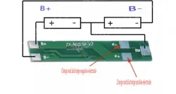 Lithium battery overcharge, overdischarge, overcurrent, short-circuit charging protection board 7.4V 6A