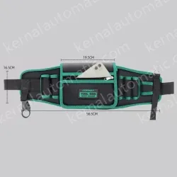The belt bag can hold a mobile phone 1680D wear-resistant zipper