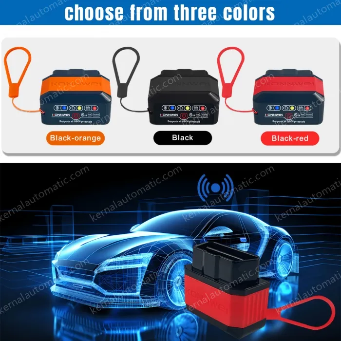 KW905 bluetooth 4.0(5.0) obdii scanner  Automotive Fault Diagnosis Instrument Engine Fault Reading Fault Code Query Playback Function Testing Tools