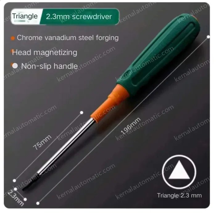 Triangle head screwdriver 2.3