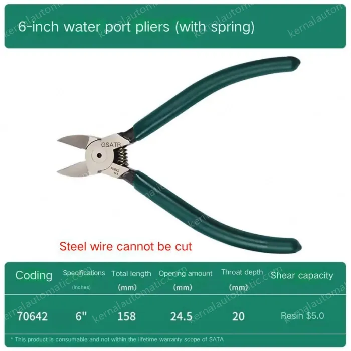 6 inch nozzle pliers 70642