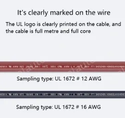 Transformer Cable 8AWG Black