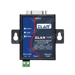 Rail/desktop serial server