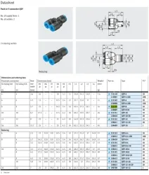 Push-in fitting QSY-8(FESTO)