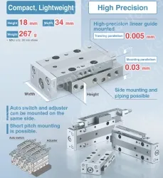 Air Slide Table MXJ Series MXJ12-10ZN